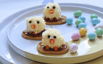 Making fun Easter treats: Cheese chicks