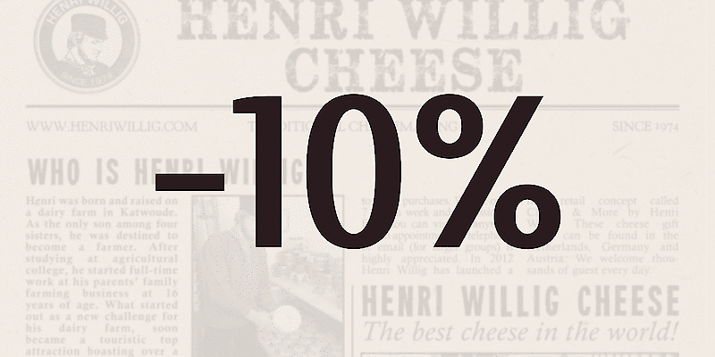 10% korting op alles!*