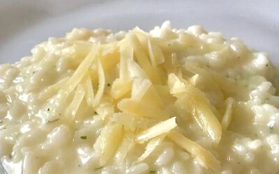 Risotto with cheese